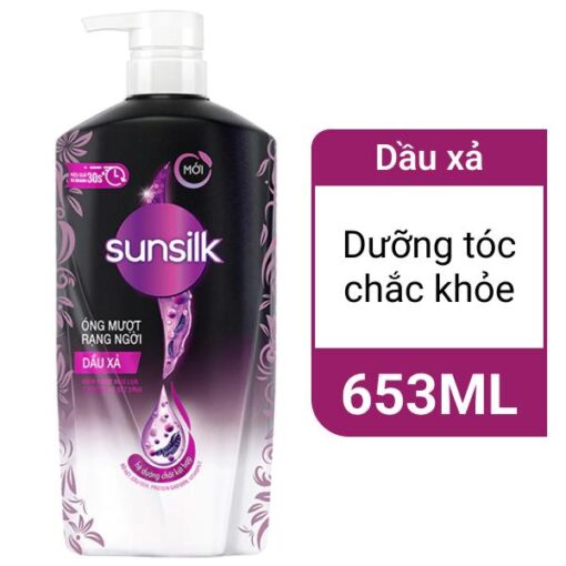 Dầu xả Sunsilk óng mượt rạng ngời 653ml