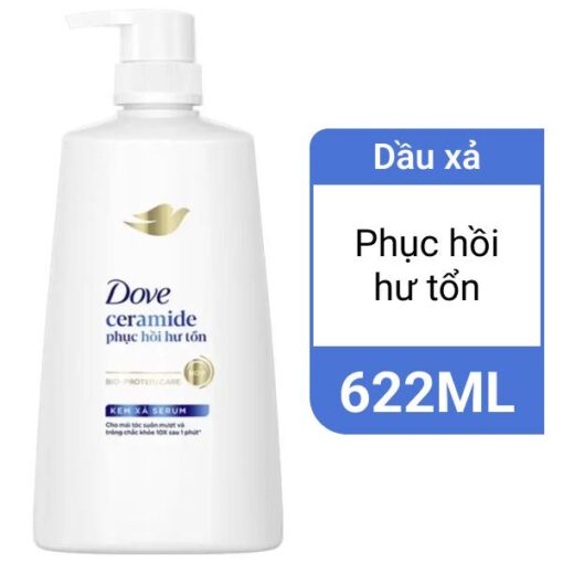 Dầu xả Dove Ceramide phục hồi hư tổn 622ml
