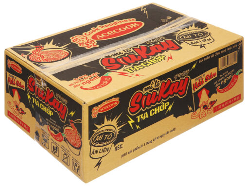 Thùng 30 gói mì Hảo Hảo tôm chua cay 75g - Hình ảnh 2