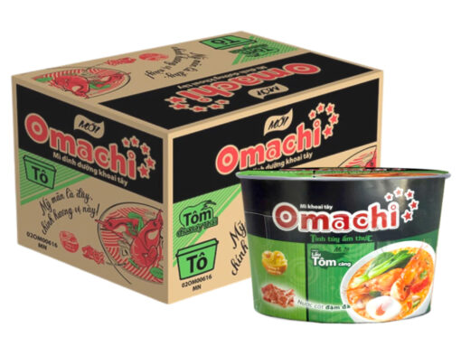 Thùng 18 tô mì khoai tây Omachi lẩu tôm càng 92g - Hình ảnh 3