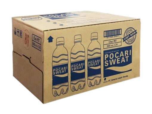 Thùng 24 chai nước khoáng i-on Pocari Sweat 500ml - Hình ảnh 5