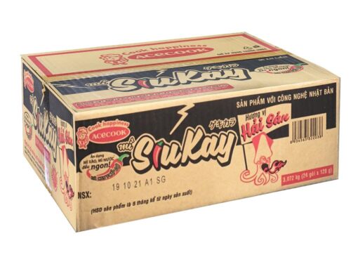 Thùng 24 gói mì hải sản SiuKay 128g