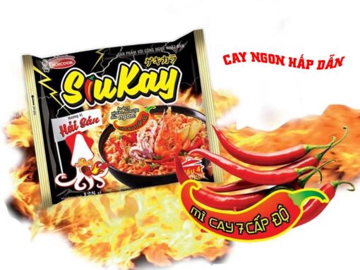 Thùng 24 gói mì hải sản SiuKay 128g - Hình ảnh 5