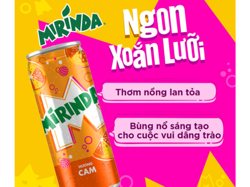 Thùng 24 lon nước ngọt Mirinda hương cam 320ml - Hình ảnh 3