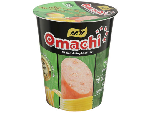 Thùng 24 ly mì khoai tây Omachi tôm chua cay Thái 111g (có cây thịt thật) - Hình ảnh 4