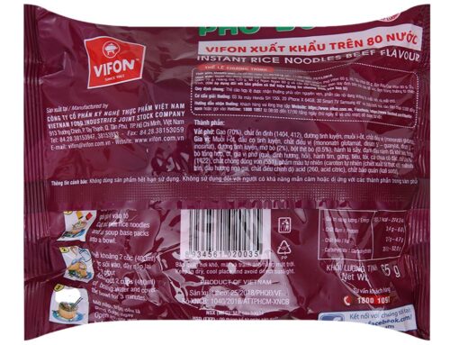 Thùng 30 gói phở bò Vifon 65g - Hình ảnh 5
