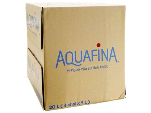 Thùng 4 bình nước tinh khiết Aquafina 5 lít - Hình ảnh 4
