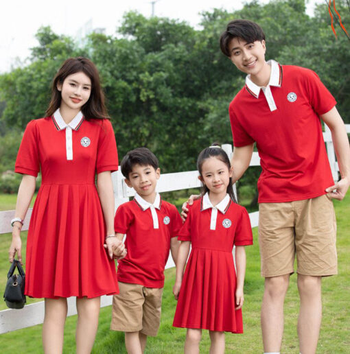 Áo váy gia đình hạnh phúc X9073