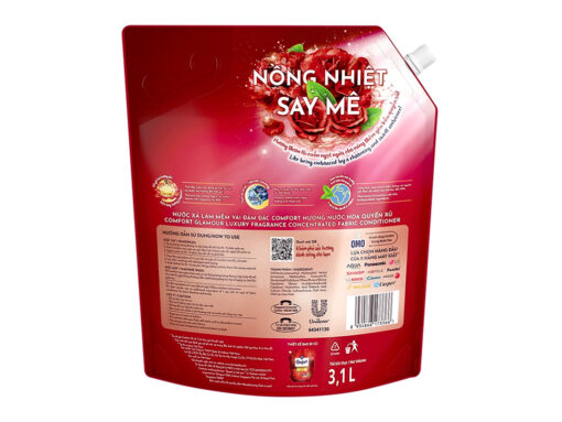 Nước xả vải Comfort hương nước hoa thiên nhiên quyến rũ túi 3.1 lít - Hình ảnh 3
