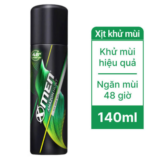 Xịt khử mùi toàn thân cho nam X-Men Amazon Hunt 140ml