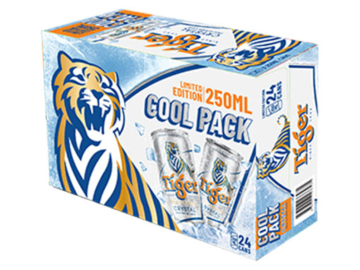 Thùng 24 lon bia Tiger Bạc 250ml - Hình ảnh 2
