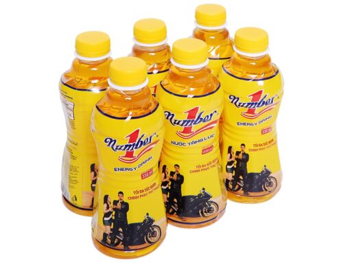 Lốc 6 chai nước tăng lực Number1 330ml - Hình ảnh 7