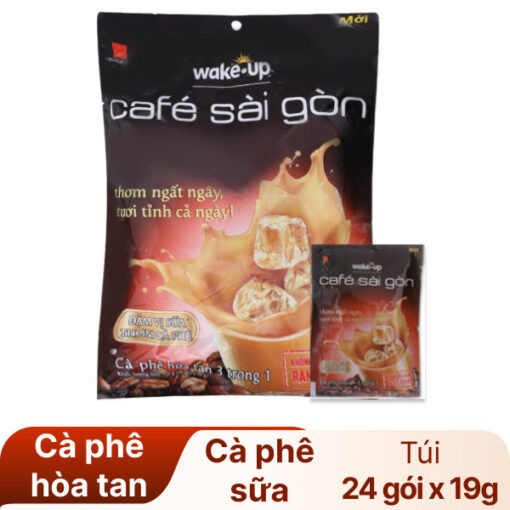 Cà phê sữa Wake Up Café Sài Gòn 456g