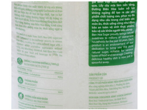 Đường mía thượng hạng Biên Hòa gói 1kg - Hình ảnh 2