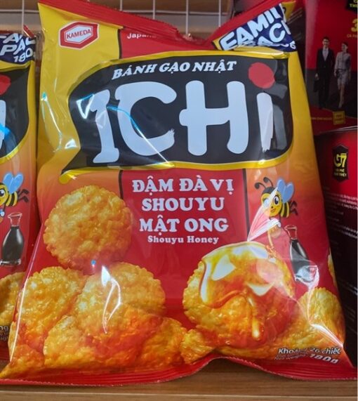Bánh gạo Nhật vị Shouyu mật ong Ichi gói 100g - Hình ảnh 2