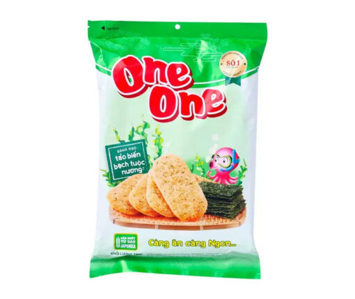 Bánh gạo tảo biển bạch tuộc nướng One One gói 104g - Hình ảnh 2