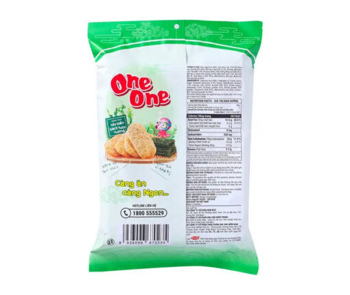 Bánh gạo tảo biển bạch tuộc nướng One One gói 104g - Hình ảnh 3