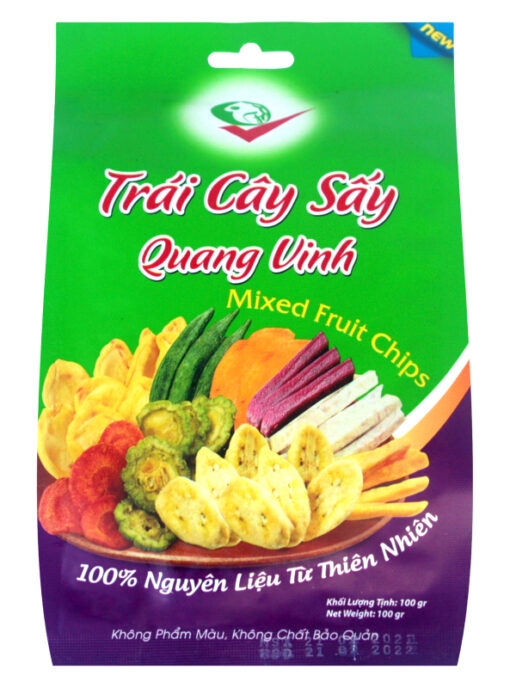Trái cây sấy Quang Vinh - Gói 100gr