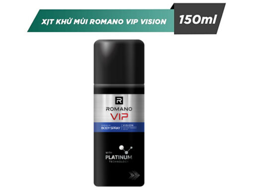 Xịt khử mùi Romano VIP Vision ngăn mồ hôi 150ml - Hình ảnh 5