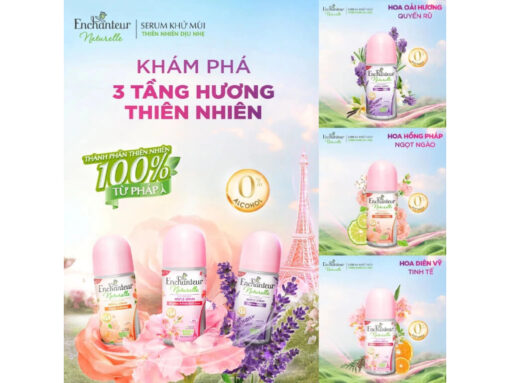 Lăn khử mùi Enchanteur Naturelle Gentle Serum sáng da & mờ thâm hương hoa diên vỹ 50ml - Hình ảnh 4