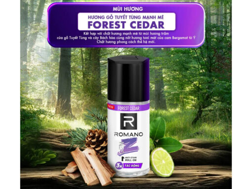 Xịt khử mùi Romano Genz hương Forest Cedar 140ml - Hình ảnh 4