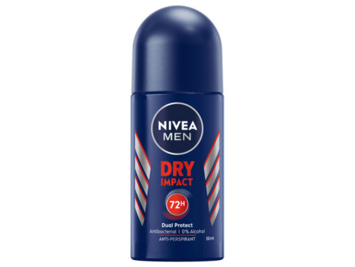 Lăn ngăn mùi Nivea Men Dry Impact khô thoáng vượt trội 50ml - Hình ảnh 2