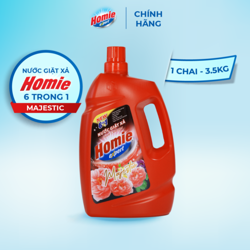 Nước giặt xả cao cấp HOMIE EXPERT Majestic chai 3,5kg