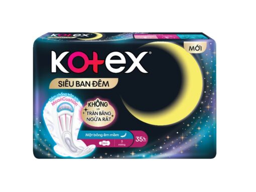 Băng Vệ Sinh Kotex Ban Đêm chống tràn 3 miếng - Hình ảnh 2