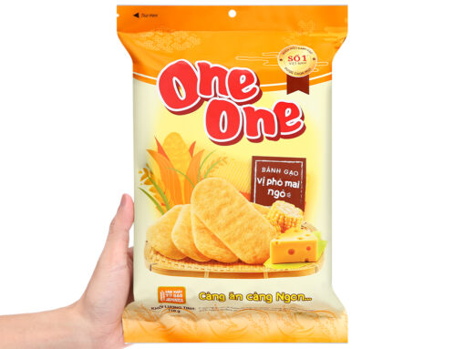 Bánh gạo ngọt vị phô mai ngô One One gói 118g - Hình ảnh 7