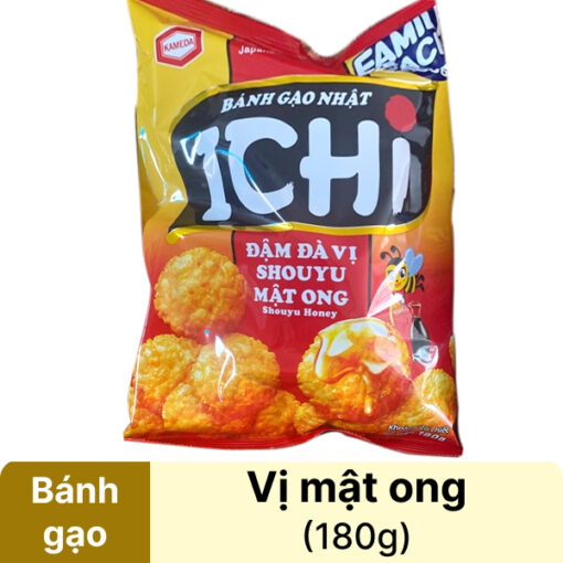Bánh gạo Nhật vị Shouyu mật ong Ichi gói 100g