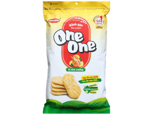 Bánh gạo vị tôm nướng One One gói 150g - Hình ảnh 3