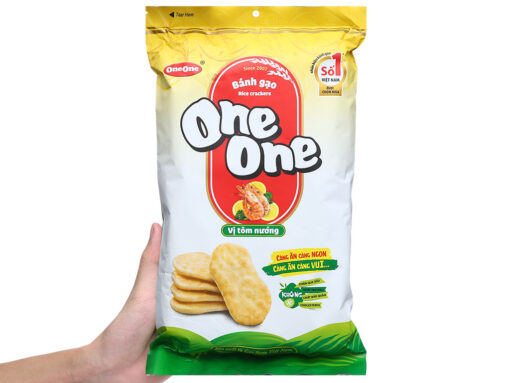 Bánh gạo vị tôm nướng One One gói 150g - Hình ảnh 6