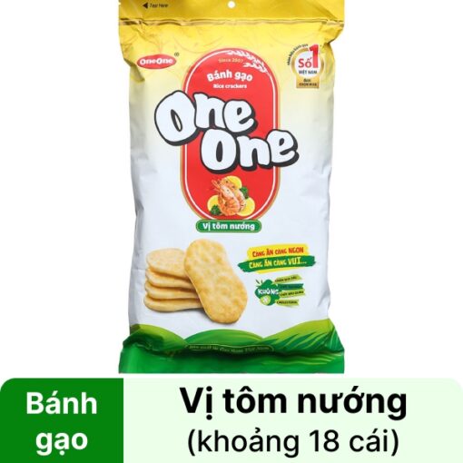 Bánh gạo vị tôm nướng One One gói 150g
