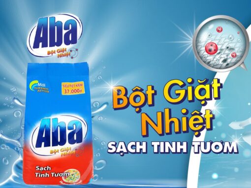 Bột giặt nhiệt Aba sạch tinh tươm túi 5.7kg - Hình ảnh 2