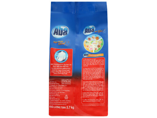 Bột giặt nhiệt Aba sạch tinh tươm túi 5.7kg - Hình ảnh 5