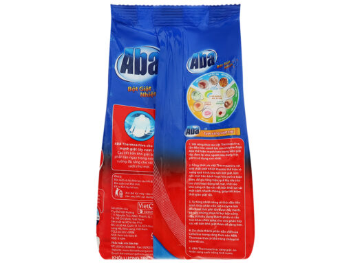 Bột giặt nhiệt Aba sạch tinh tươm túi 380g - Hình ảnh 4