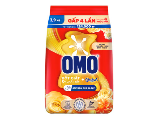 Bột giặt OMO Comfort tinh dầu thơm nồng nàn túi 3.9kg - Hình ảnh 3