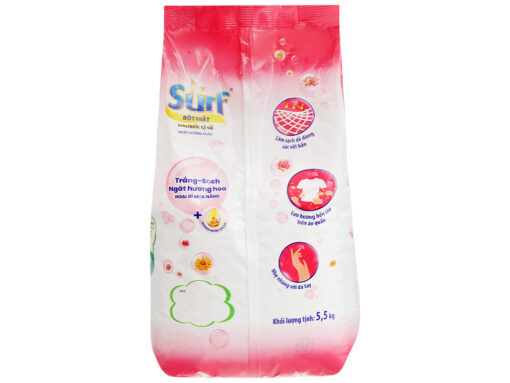 Bột giặt Surf ngát hương xuân túi 5.5kg - Hình ảnh 4