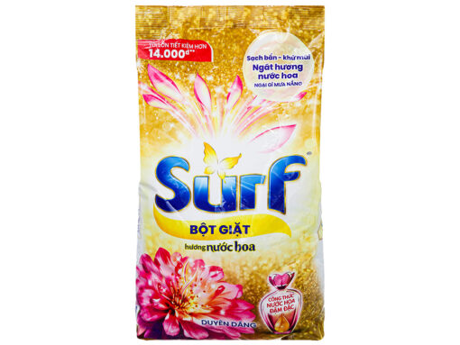 Bột giặt Surf nước hoa duyên dáng trắng sạch ngát hương túi 5.3kg - Hình ảnh 2