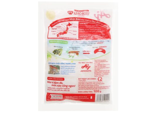 Bột ngọt hạt lớn Ajinomoto gói 100g - Hình ảnh 3