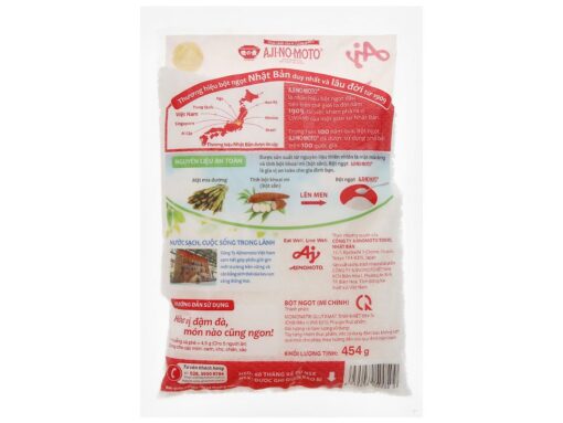 Bột ngọt hạt lớn Ajinomoto gói 454g - Hình ảnh 3