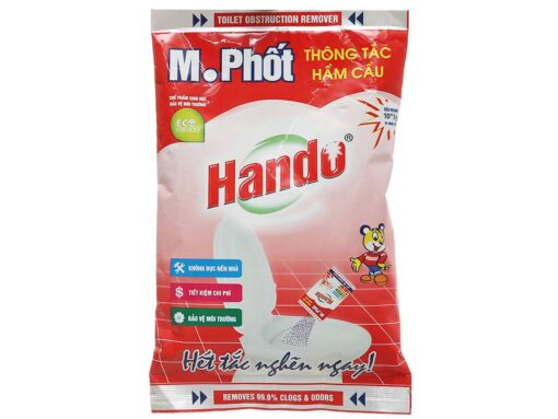 Bột thông tắc hầm cầu Hando gói 215g - Hình ảnh 2