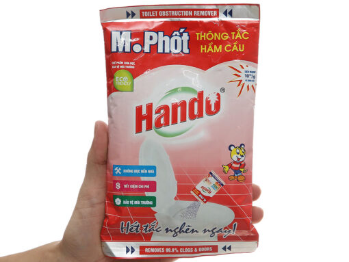 Bột thông tắc hầm cầu Hando gói 215g - Hình ảnh 4
