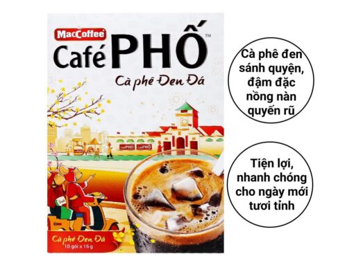 Cà phê đen đá MacCoffee Café Phố 160g - Hình ảnh 3