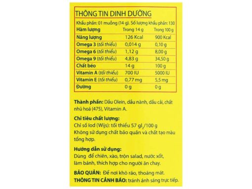 Dầu ăn cao cấp Happi Koki can 2 lít - Hình ảnh 5
