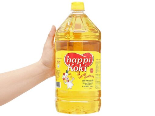 Dầu ăn cao cấp Happi Koki can 2 lít - Hình ảnh 6