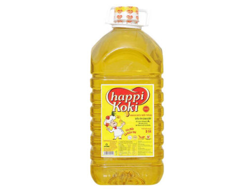 Dầu ăn cao cấp Happi Koki can 5 lít - Hình ảnh 2