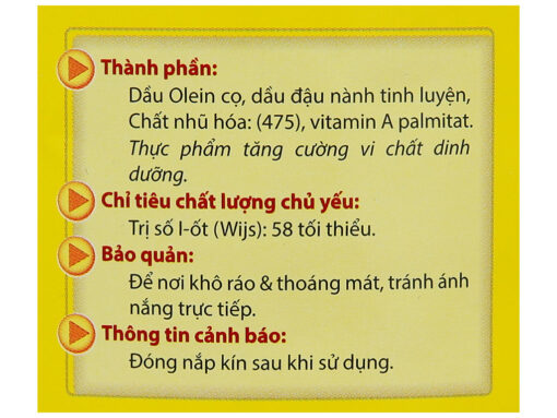 Dầu thực vật tinh luyện Orchid can 2 lít - Hình ảnh 4