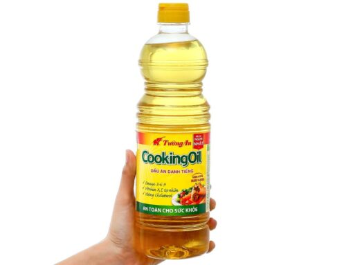 Dầu thực vật Tường An Cooking Oil chai 1 lít - Hình ảnh 5