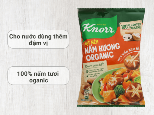 Hạt nêm Knorr nấm hương organic gói 800g